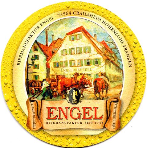 crailsheim sha-bw engel beer star 1a (rund215-o r crailsheim hohenlohe)
